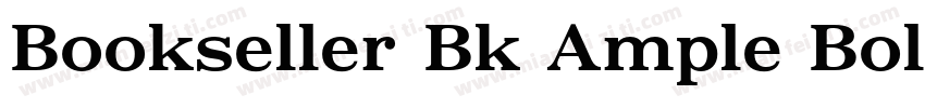 Bookseller Bk Ample Bold字体转换